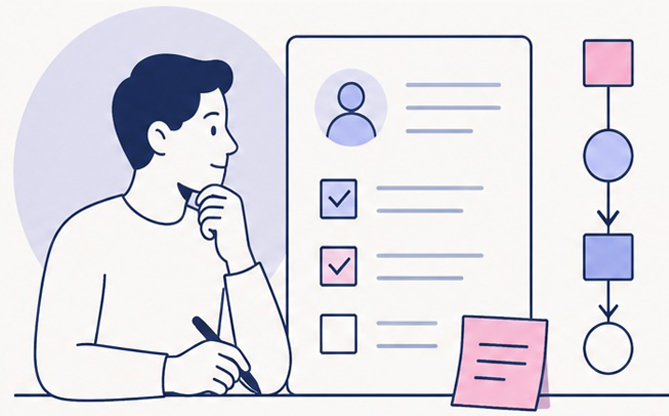 Define process step illustration