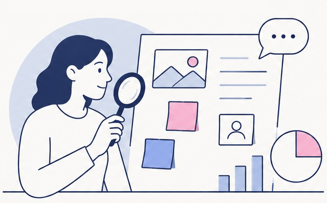 Discover process step illustration
